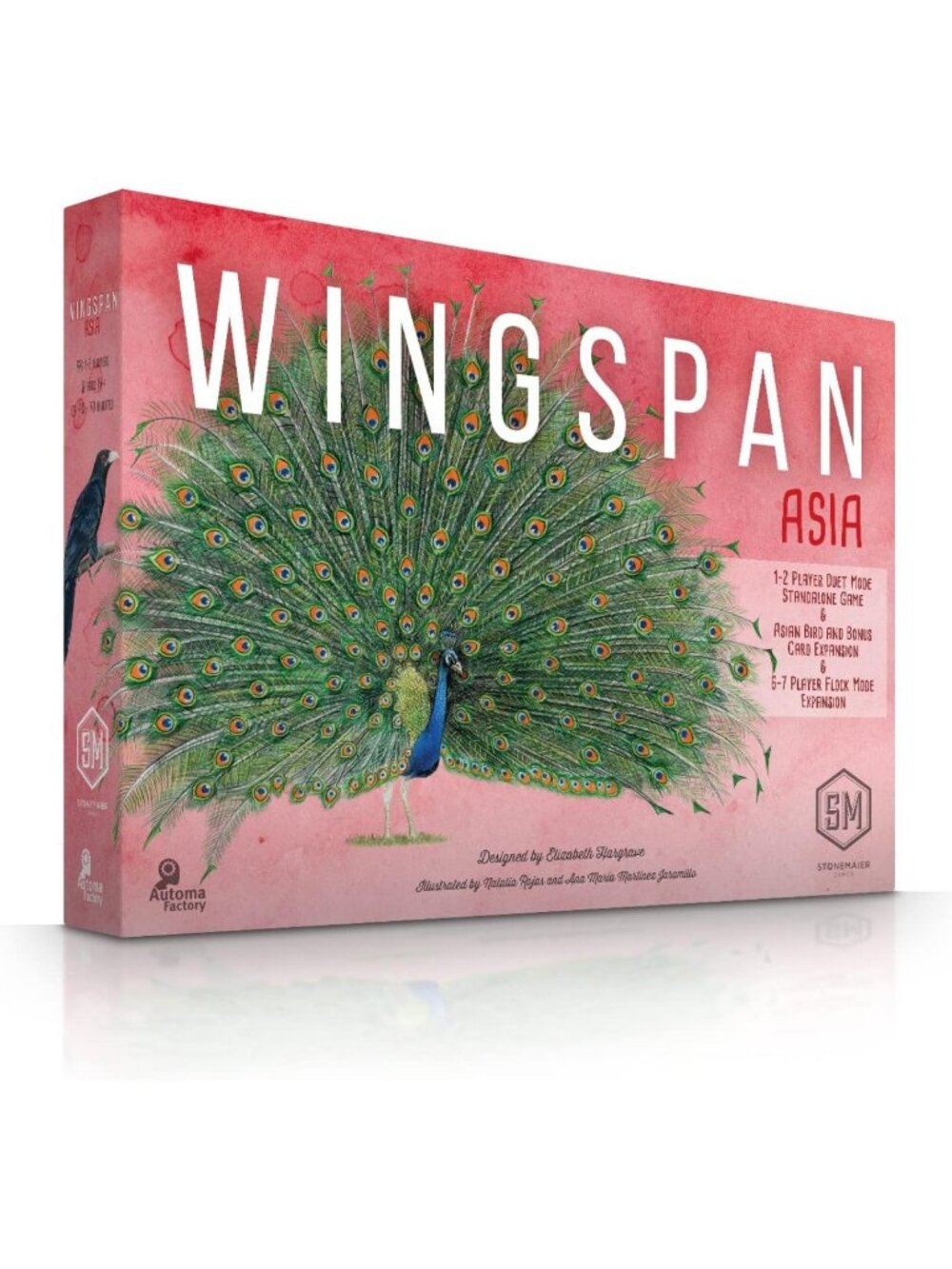 Strategic Board Game Wingspan Asia - Bird-Themed Fun for Family Game Night